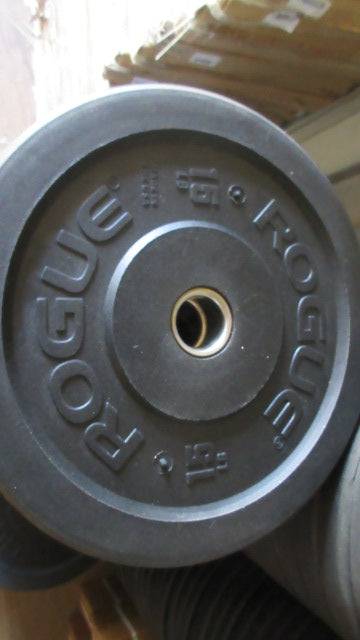 Rogue Mil Spec 15lb Bumper Plates sold as a set of 2