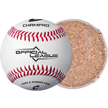 New Champro Official League Baseball - Cork/Rubber Core - Dozen –  cssportinggoods