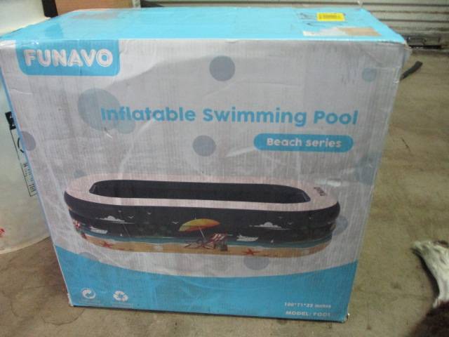 Inflatable Swimming Pool shops for Family, FUNAVO 100