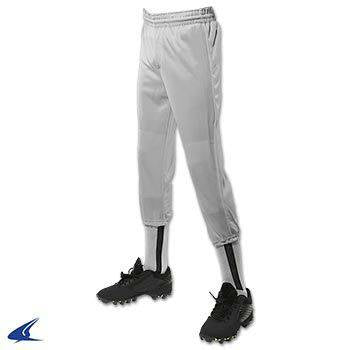 Champro Pull-Up Baseball Pants Youth Size XXSmall Gray NEW