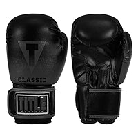 New Title Classic Crusade Boxing Bag Gloves - Dark Grey/Black - Regular