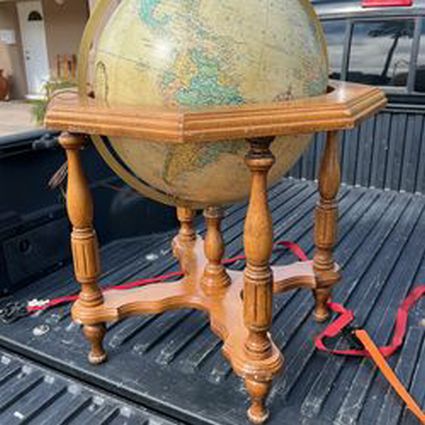 Statesman 20? Antique Illuminated Floor Heirloom  Replogle Globe