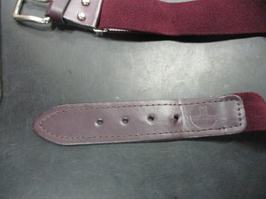 Used Maroon Youth Baseball Belt