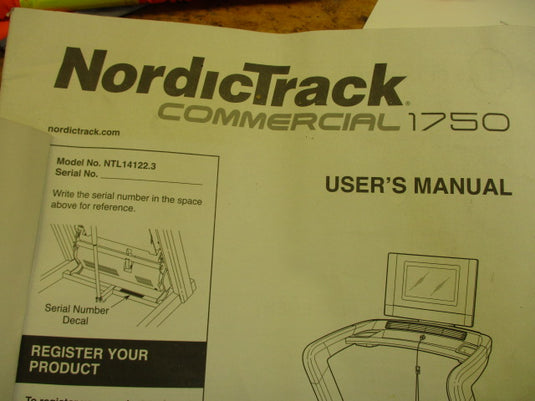 Used Nordictrack Commercial 1750 Folding treadmill