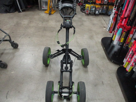 Used Caddytek Four Wheel Push Cart - Wheel and Breaks Wired