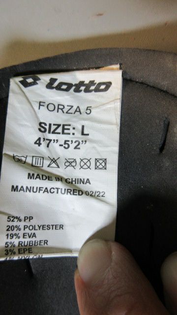 Used LOTTO Forza 5 Youth Shin Guards