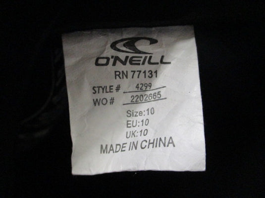 Used O'Neill Hammer 2mm Wetsuit Size Junior 10