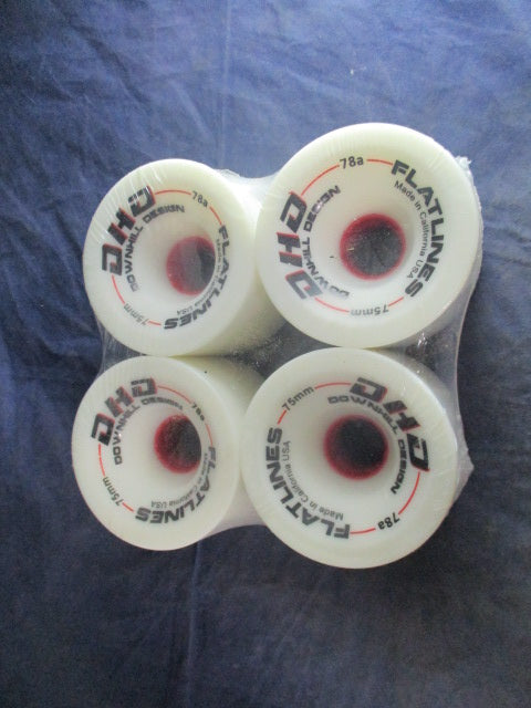 DHD ( Downhill Design) Flatline 75mm 78a Longboard Wheels