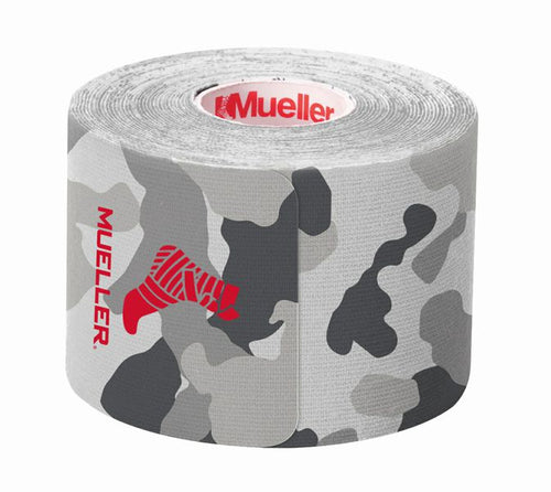 NEW Mueller Kinesiology I-Strip Roll - 20 Strips 2.0 in x 16.4' Grey Camo