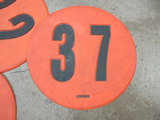 Used Gopher Number Markers - 1 Qty (assorted numbers)