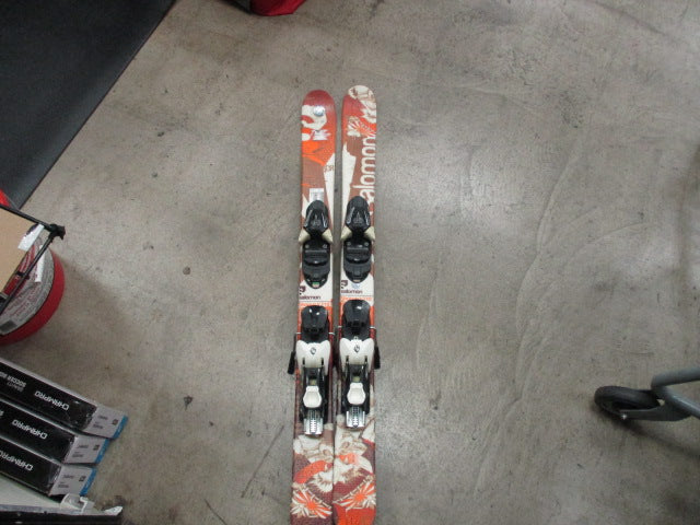 Load image into Gallery viewer, Used Salomon Shogun Jr 110cm Skis With Salomon Bindings
