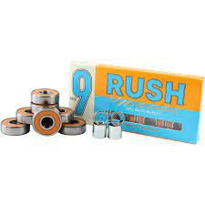 New Rush ABEC 9 Titanium Coated Skateboard Bearings w/ Spacers ppp