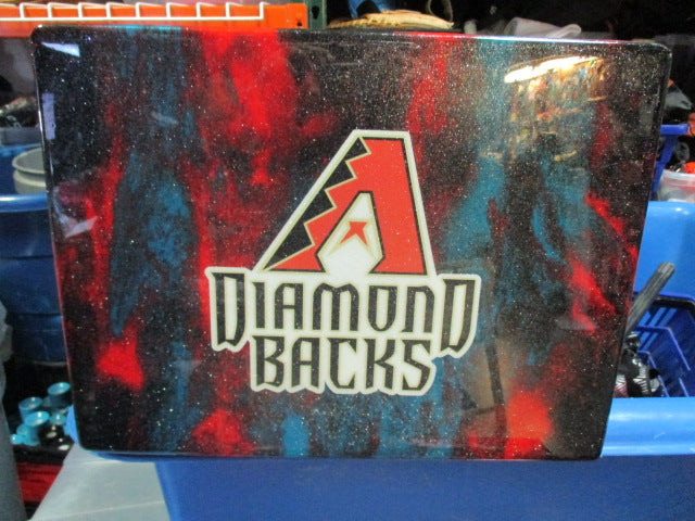 Load image into Gallery viewer, New Custom Made Epoxy Arizona Diamondbacks Wood Folding Table 19&quot;x15&quot; x26.5&quot;
