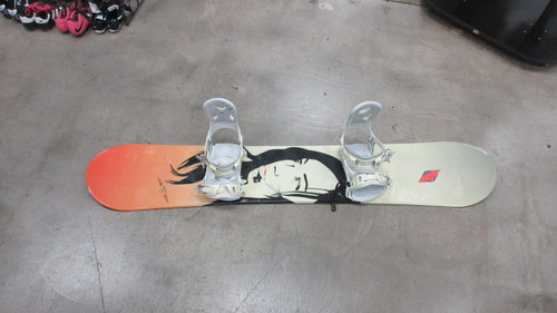 Used M3 Bedroom Eyes 153cm Snowboard W/ Lamar Bindings - DECK HAS WEAR