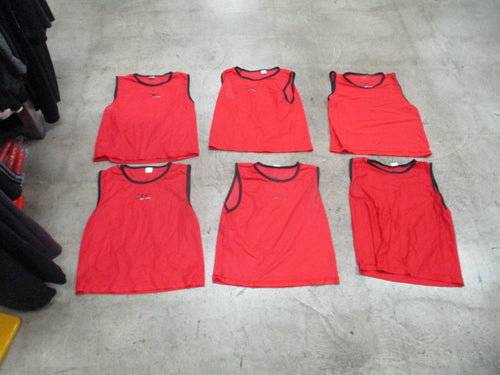 Used Score Red Pinnies - Set of 6