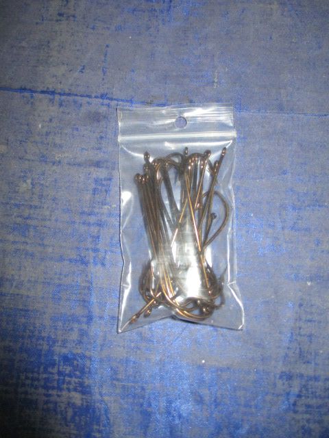 Used Large Fishing Hooks - 24 Piece