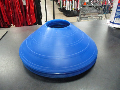 Used Blue Marker Disc Cones - Set of 10