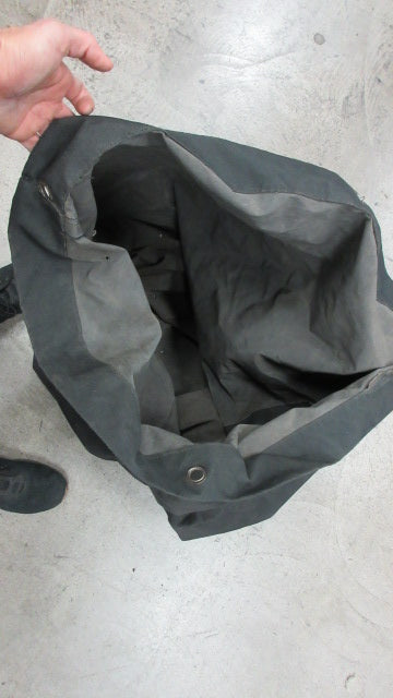 Load image into Gallery viewer, Used Baum&#39;s Sporting Goods Military Style Duffle  Bag - Holes
