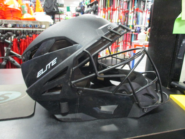 Load image into Gallery viewer, Used Easton Elite Black Sport - 6 1/2 - 7 1/2 Catchers Helmet
