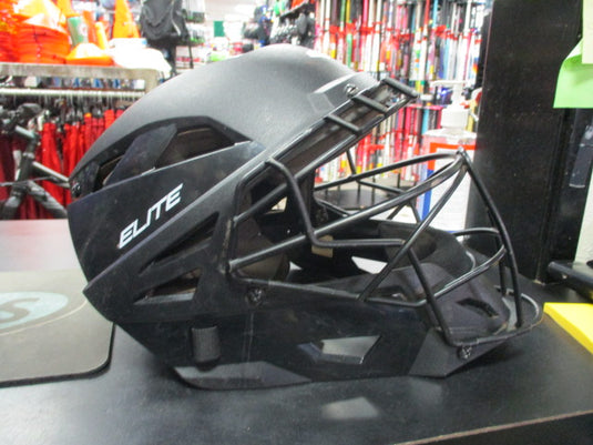 Used Easton Elite Black Sport - 6 1/2 - 7 1/2 Catchers Helmet