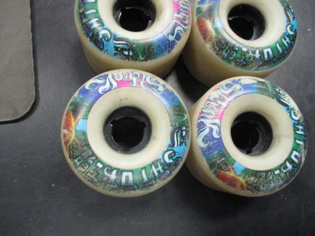 Load image into Gallery viewer, Used Skunk Goo Balls Skateboard Wheel Set - 4 Wheels
