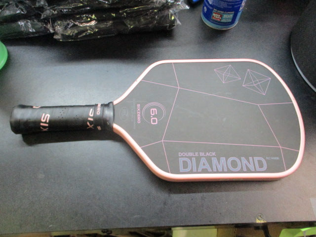 Load image into Gallery viewer, Used Sixzero 6.0 Double Black Diamond Pickleball Paddle
