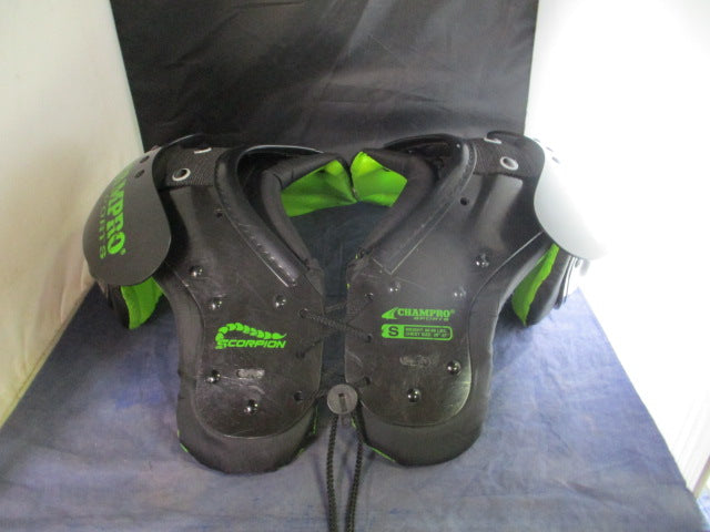 Load image into Gallery viewer, Used Champro Scorpion Shoulder Pads Youth Size Small 60-90lbs 26-28&quot;
