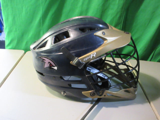 Load image into Gallery viewer, Used Cascade CPX-R OSFM Blue/Gold Lacrosse Helmet
