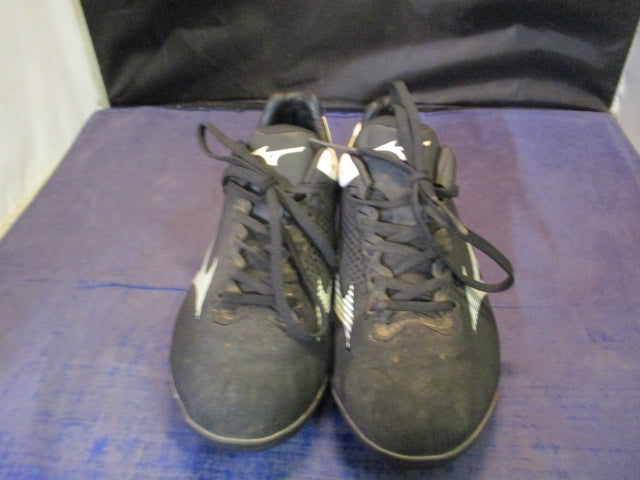 Load image into Gallery viewer, Used Mizuno Wave Finch LightRevo Black Jr Cleats 5.5
