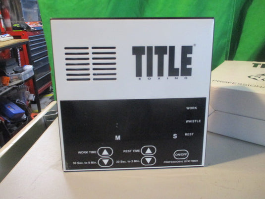 Title Professional Gym Timer (Like New Condition)