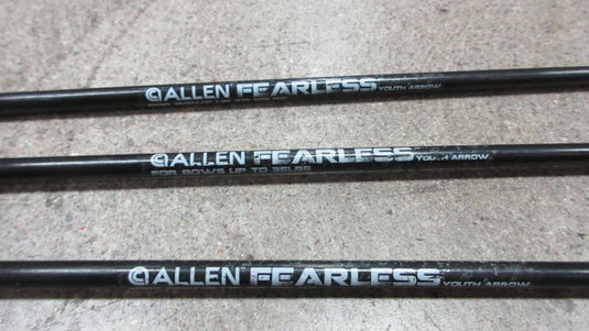 Used Allen Fearless Youth Arrow Set of 3