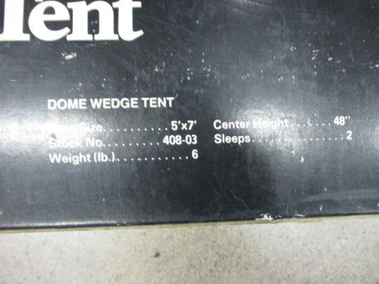 Camel Dome Wedge 2 Person Tent