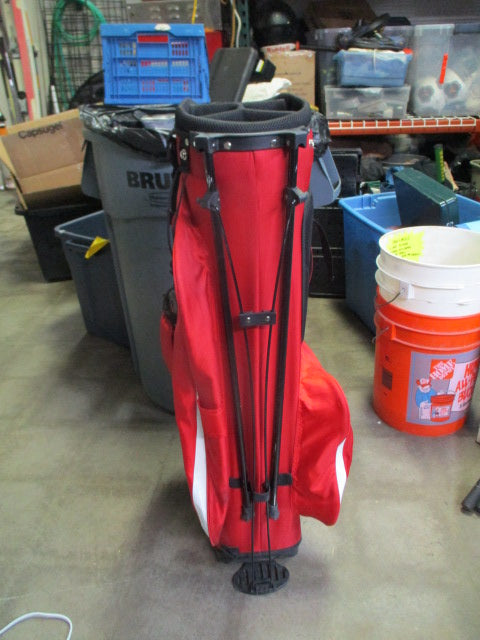 Used IZZO Red Stand Golf Bag