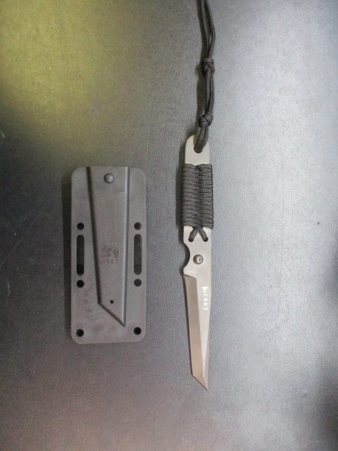 Load image into Gallery viewer, Used CRKT 2300GT Ed Halligan Stiff KISS Engineered Tanto Knife w/ Sheath
