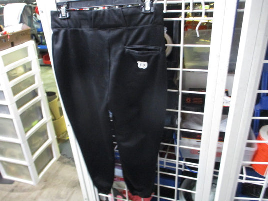 Used Wilson Black Baseball Pants Size Youth Large