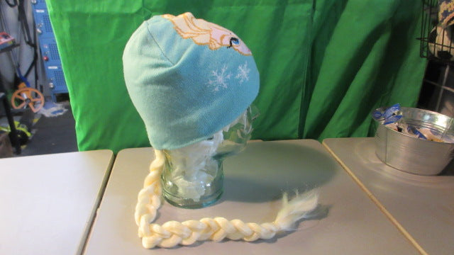 Load image into Gallery viewer, Used Disney Frozen Winter Hat w/ Braid
