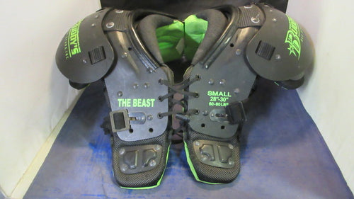 Used Buddy's All Stars The Beast Shoulder Pads Youth Size Small - worn strap