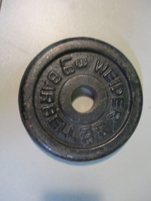 Used Weider 3LB ( 1.4 KG) Weight