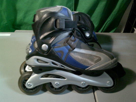 Used Roller Derby G900 Hybrid Aero Dynamic Inline skates Grey Size 8