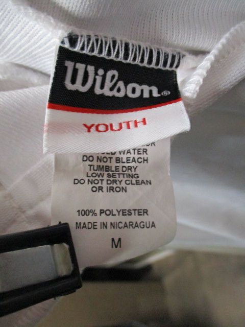 Used Wilson Elastic Botom Pants Youth Size Medium - stains