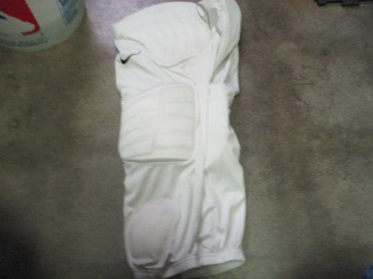 Used Nike Football White Pants w/ Pads Size Youth Large