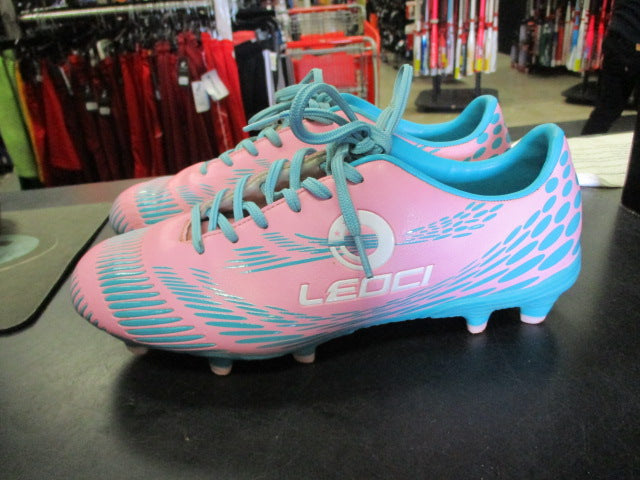 Load image into Gallery viewer, Used Leoci Firm Ground Size Womens 8.5 Soccer Cleats
