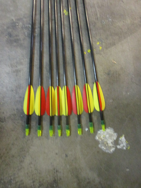 Load image into Gallery viewer, Used 30&quot; Fiberglass Target Arrows Set of 8
