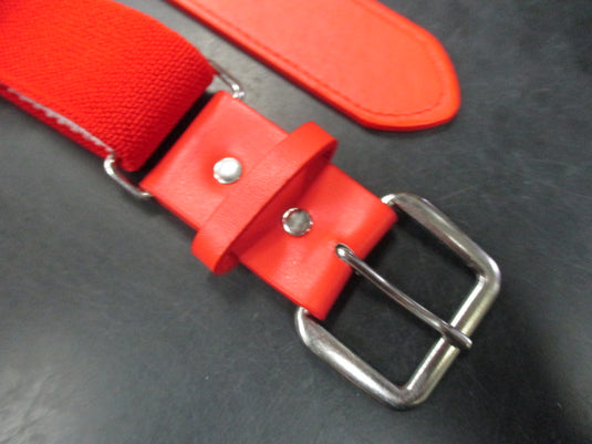 Used Youth Red Baseball Belt