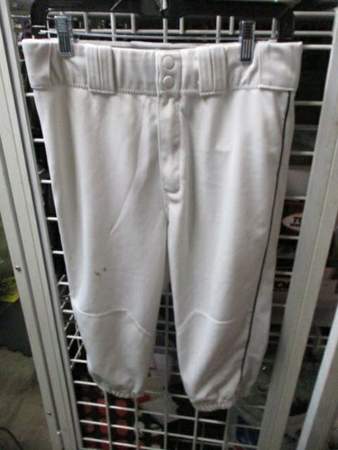 Used Russell White & Black Piping Knicker Bottom Pants Adult Size Medium- stains