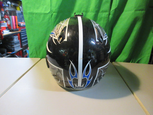 Load image into Gallery viewer, Used Scorpion Exo VX-17 Size Large Motocross Helmet - wear on helmet
