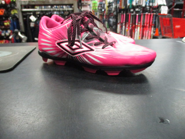 Load image into Gallery viewer, Used Umbro Girls Soccer Cleats Pink Size 1
