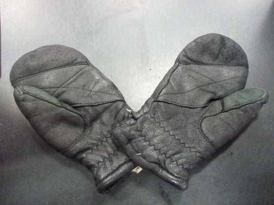 Used Sta-Soft Deerskin Waterproof Mittens Womans Size Large