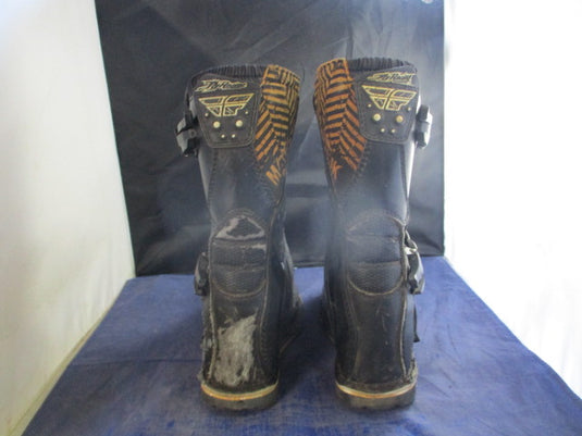 Used Fly Racing Maverik Motorcross Boots Youth Size 5 - wear