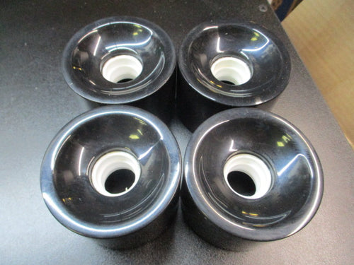 Non-Branded Black Longboard Wheels - Set of 4 70mm